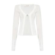 Cardigan with rollercoaster buckle 1017 Alyx 9SM , White , Dames