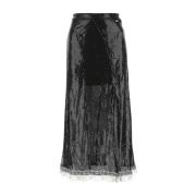 Midi Skirts Koché , Black , Dames