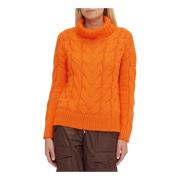 Round-neck Coltrui Ermanno Scervino , Orange , Dames