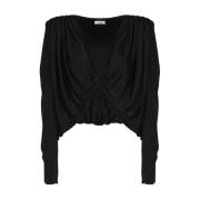 Upgrade je garderobe met zwarte viscose blouse Saint Laurent , Black ,...