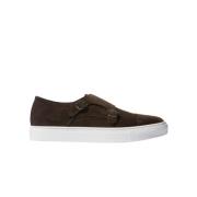 Fabio Blauwe Monk Strap Sneakers Scarosso , Brown , Heren