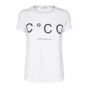 Dames Coco Signature T-Shirt Co'Couture , White , Dames