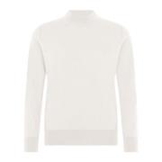 Katoenen Turtleneck Blouse Lange Mouwen Skovhuus , White , Dames