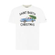 T-shirt MC2 Saint Barth , White , Heren