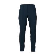 Blauwe katoenen broek met knoop- en ritssluiting PT Torino , Blue , He...