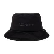 Emmerhoed met logo Moncler , Black , Heren