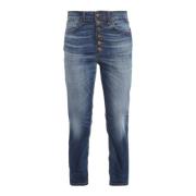 Stijlvolle Slim-fit Jeans voor Vrouwen Dondup , Blue , Dames