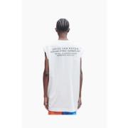 Katoenen T-Shirt, 100% Katoen Dries Van Noten , White , Heren