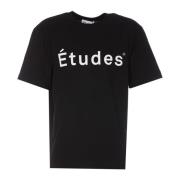 T-Shirts Études , Black , Heren