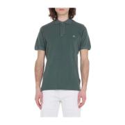 Polo Slavata Con -logo Sundek , Green , Heren