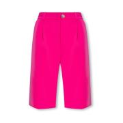 Nilda geplooide shorts Custommade , Pink , Dames