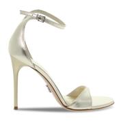 High Heel Sandals Sergio Levantesi , White , Dames