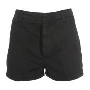Zuri Korte Shorts - Verhoog je zomerse stijl! Dondup , Black , Dames