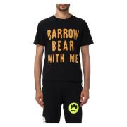 Barrow Jersey T-Shirt voor Heren Barrow , Black , Heren