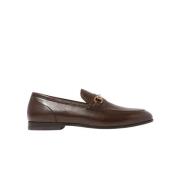 Alessandro Brown Loafer met Horsebit Scarosso , Brown , Heren