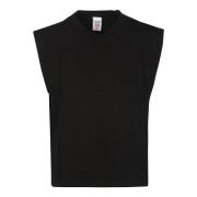 Sleeveless Tops Re/Done , Black , Dames