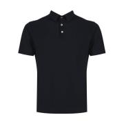 Polo Shirt Zanone , Black , Heren