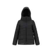 Winterjas met veren Herno , Black , Dames