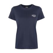 T-shirt A.p.c. , Blue , Dames