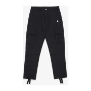 Cross Nylon Cargo Broek Zwart Wit Marcelo Burlon , Black , Heren