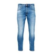 Slim-fit Jeans Don The Fuller , Blue , Heren