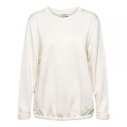 Comfortabele Sweatshirt met Geborduurd Logo &Co Woman , White , Dames