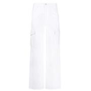 Straight Trousers Agolde , White , Dames