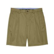 Stretch Short Plooirok Brooks Brothers , Green , Heren