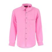 Roze cupro shirt Y/Project , Pink , Heren