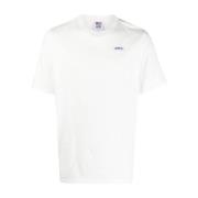 Logo-Patch Crew-Neck T-Shirt Autry , White , Heren