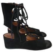 Pre-owned Sandalen Chloé Pre-owned , Black , Dames