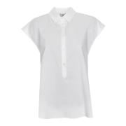 Stijlvolle Blouse Wwsi0154 Woolrich , White , Dames