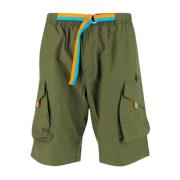 Katoenen verstelbare bermuda shorts met meerkleurige tailleband Marcel...