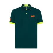 Groene T-shirt met Stijl/Model Naam Sun68 , Green , Heren