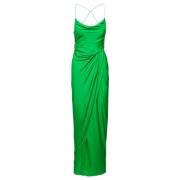 Long Dress Gauge81 , Green , Dames