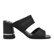 Zwarte Veterschoenen met Hak Ss22 Liu Jo , Black , Dames