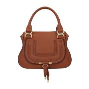 Bruine Leren Handtas Chloé , Brown , Dames