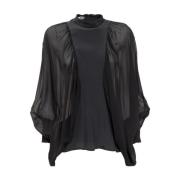 Stijlvolle Damesoverhemd Dondup , Black , Dames