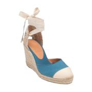 Blauwe platte schoenen Castañer , Blue , Dames