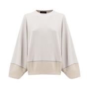 Sweatshirt Fabiana Filippi , White , Dames