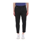 Broek met pence Paolo Pecora , Black , Heren