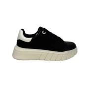 Eco Leren Sneaker Addict Gaëlle Paris , Black , Dames