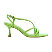 Slanke hoge hak sandalen Lola Cruz , Green , Dames