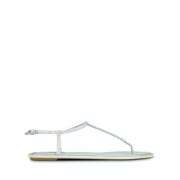 Flat Sandals René Caovilla , Gray , Dames