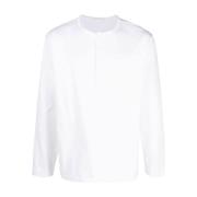 Long Sleeve Tops Ten C , White , Heren