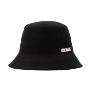 Wollen Bucket Hat, Stijlvolle dagelijkse accessoire Borsalino , Black ...