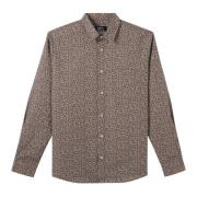 Normaal Overhemd A.p.c. , Brown , Heren