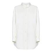 Witte Ss23 Dameskleding Shirts Herno , White , Dames