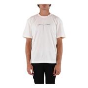 Luxe Label T-shirt met Voorprint en Achterlogo IH NOM UH NIT , White ,...