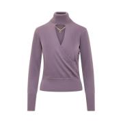 Turtlenecks Elisabetta Franchi , Purple , Dames